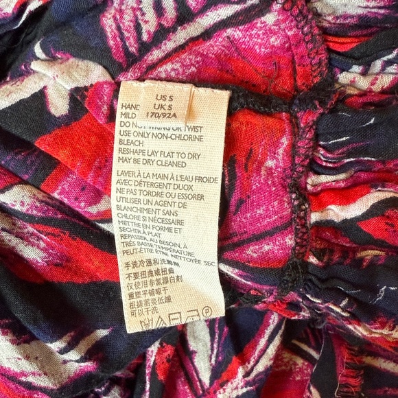 Free People | 100 Degrees Red & Black Boho Tie Dress - Picture 10 of 12